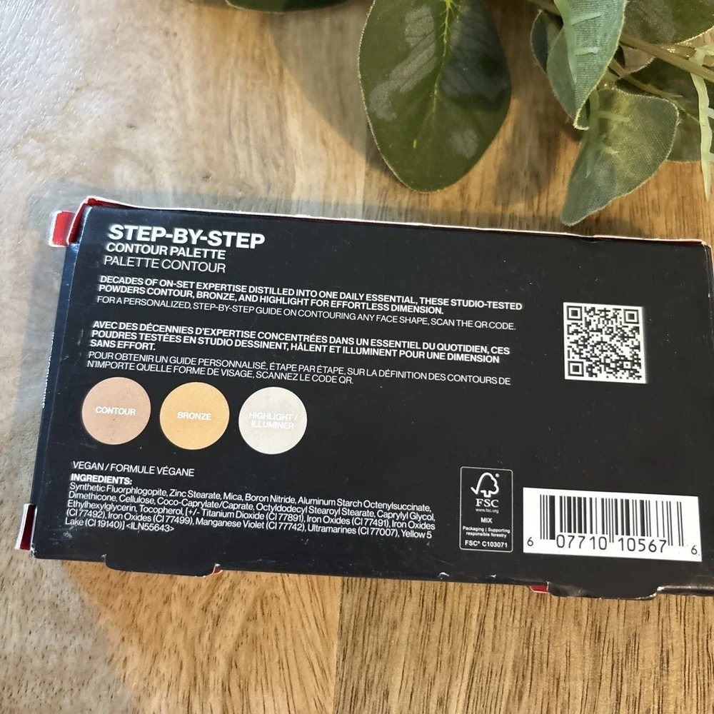 Smashbox Step-By-Step Contour Palette Bronze Highlight Contour Kit New In Box